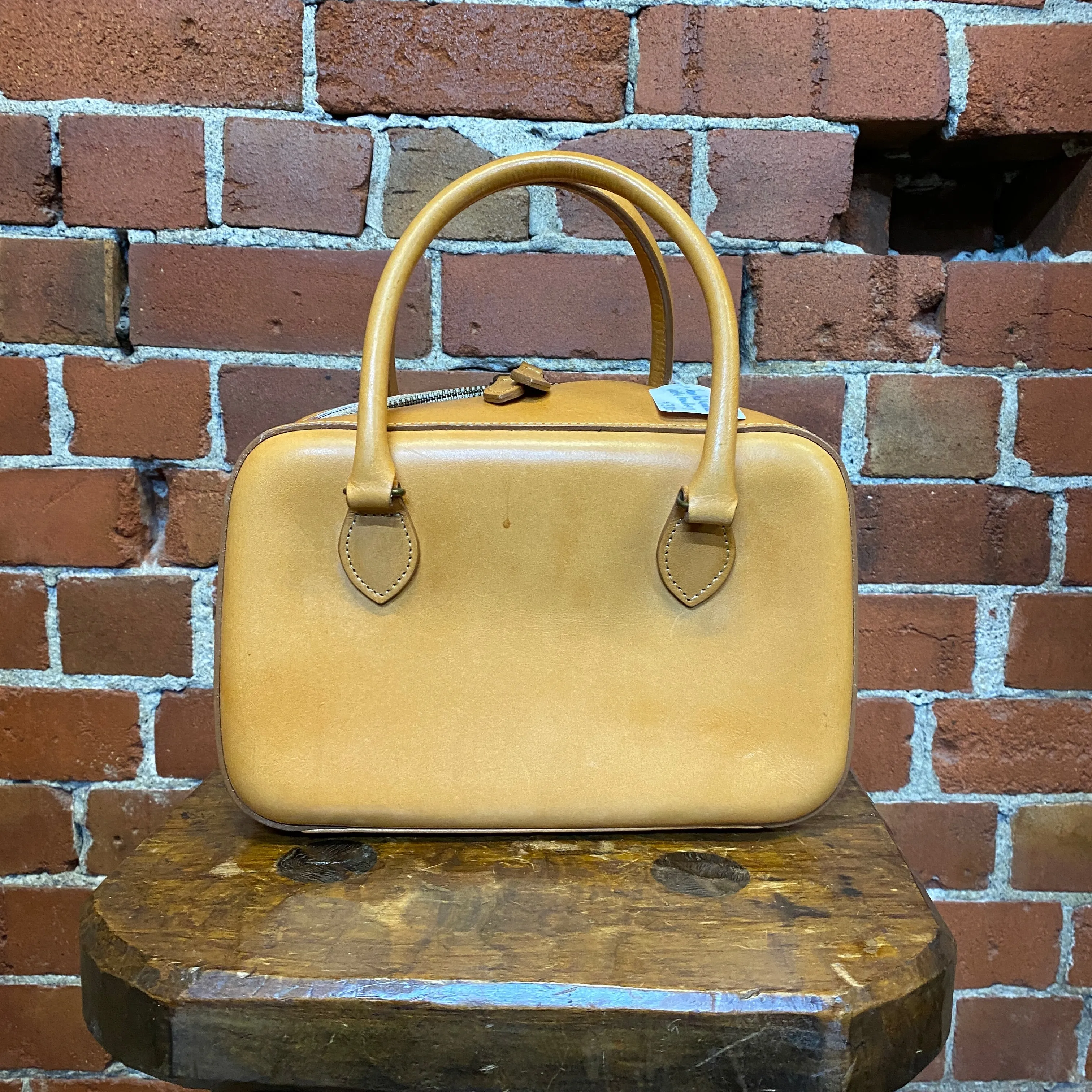 JEAN PAUL GAULTIER 1980s leather handbg