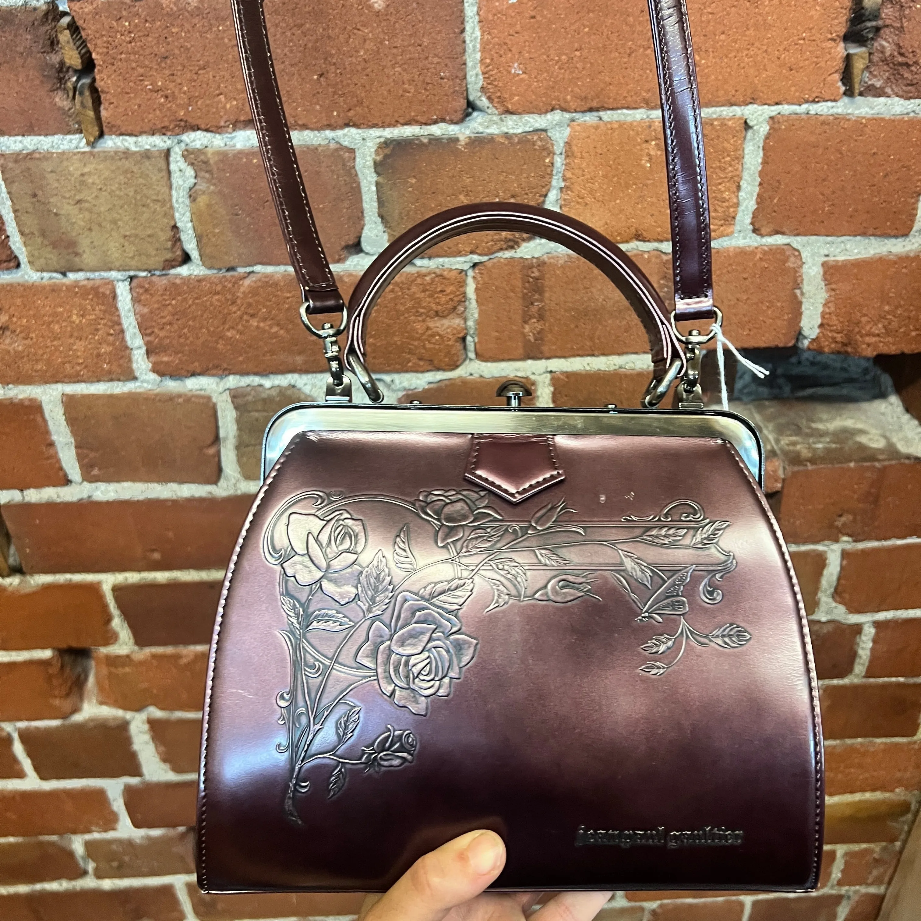 JEAN PAUL GAULTIER 1990's embossed handbag