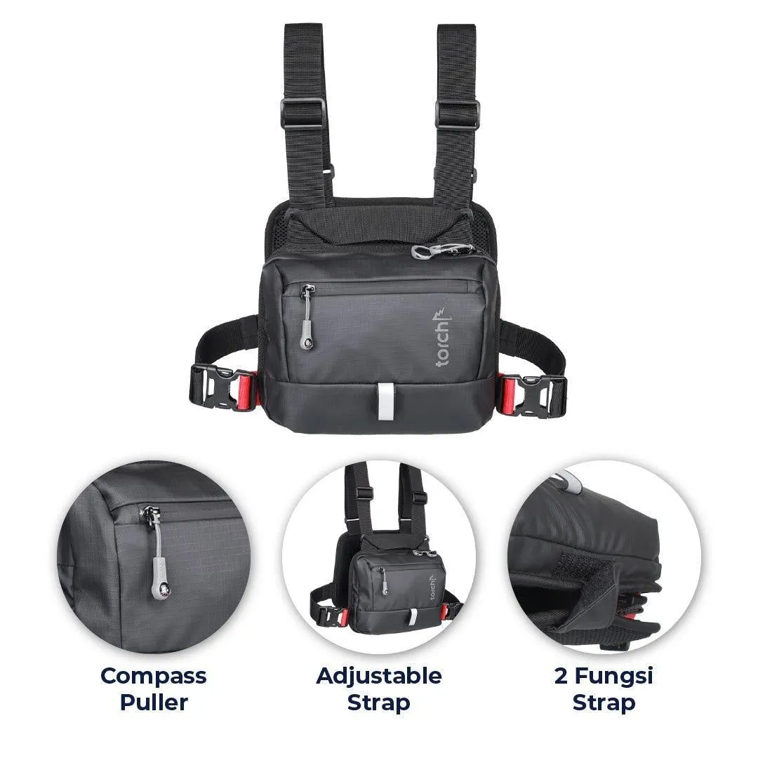 Jeomchon 3 in 1 (Tas Sepeda, Tas Dada, Sling Bag)