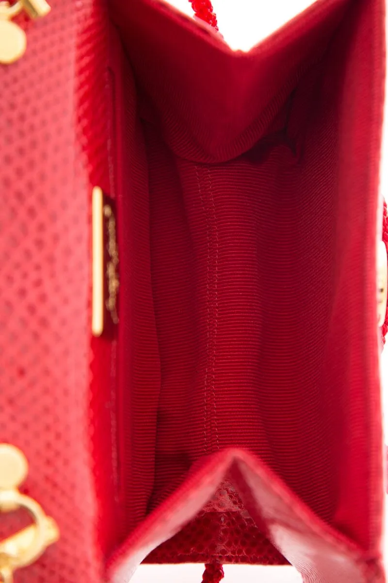 Judith Leiber Red Watermelon Detail Clutch NWT