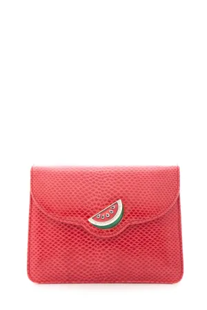 Judith Leiber Red Watermelon Detail Clutch NWT