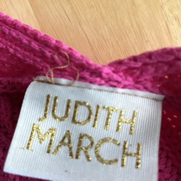 Judith March Pink Star-Embellished Sweater