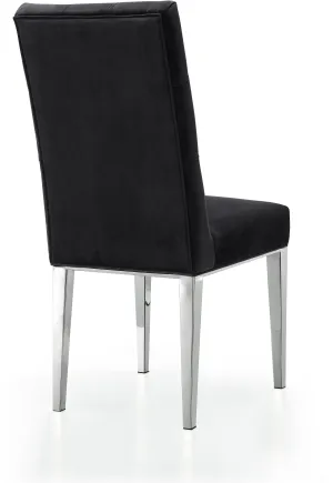 Juno Black Velvet Dining Chair