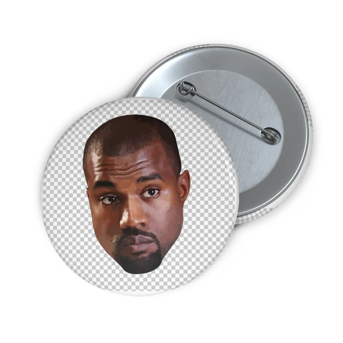 Kanye West Meme Face Pin Buttons