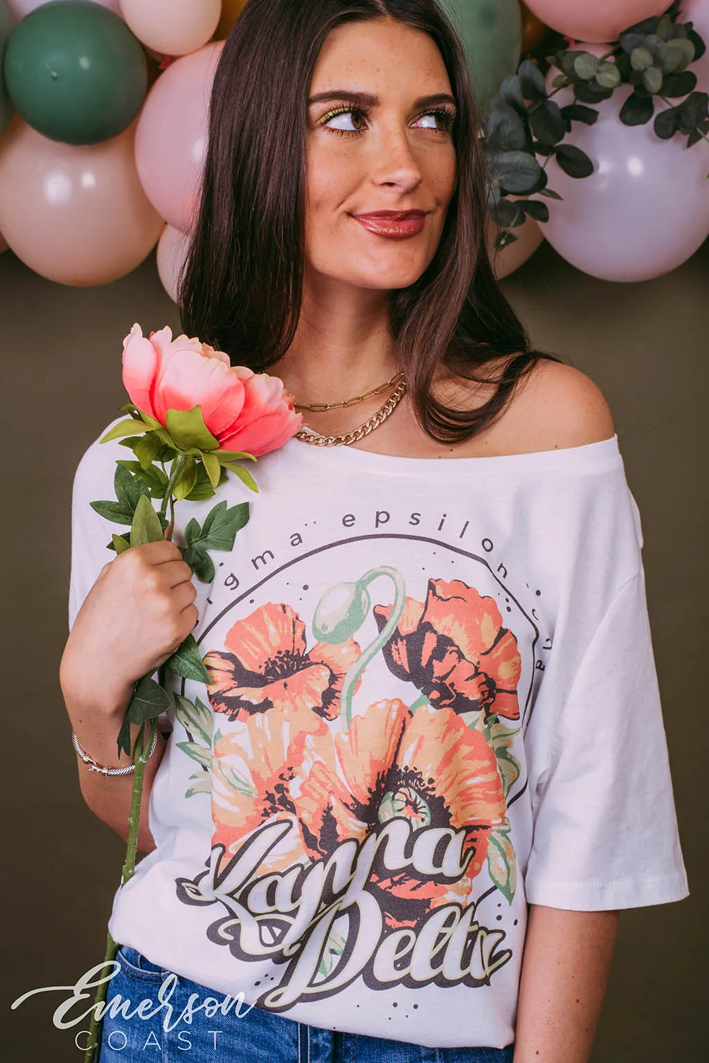 Kappa Delta Boho Floral Recruitment Shirt