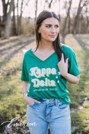 Kappa Delta Spaghetti Dinner Slouchy Vneck