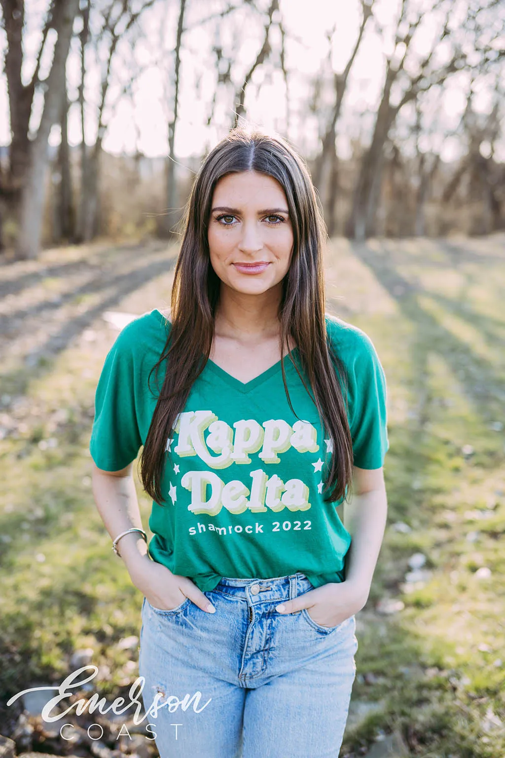 Kappa Delta Spaghetti Dinner Slouchy Vneck