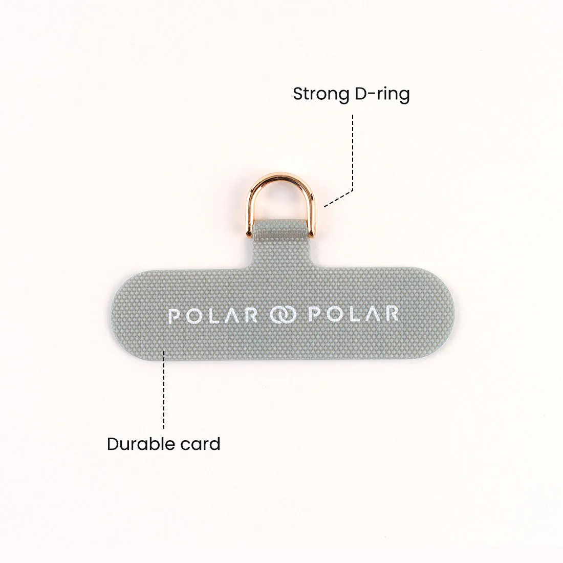 Khaki Crossbody Phone Strap with Card
