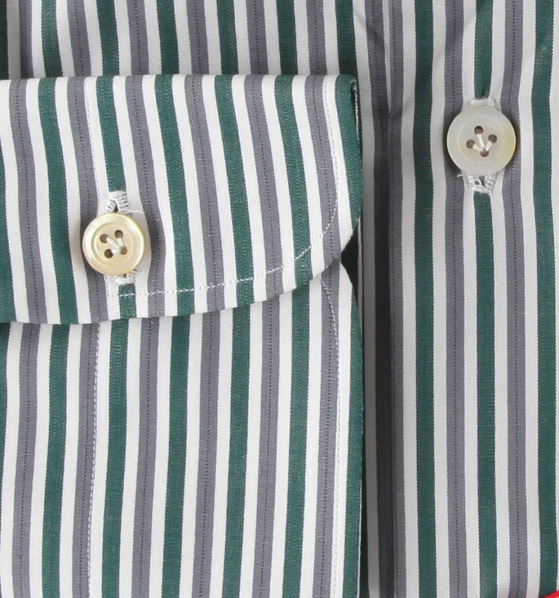 Kiton Green Shirt - Slim