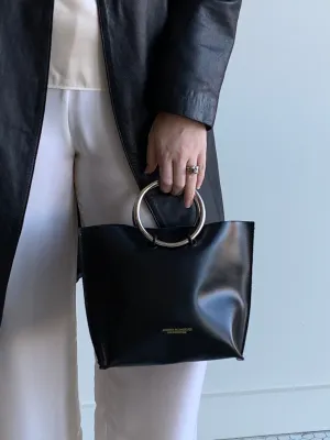 kohza numbers leather handbag