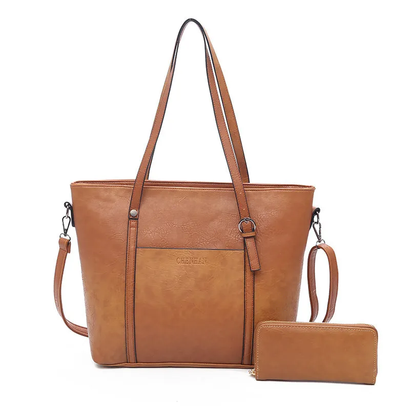 Ladies Shoulder Bag Two-piece Handbag