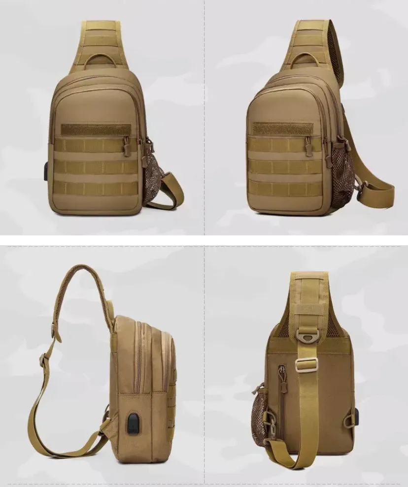 Large Capacity Shoulder Bag Waterproof - Black