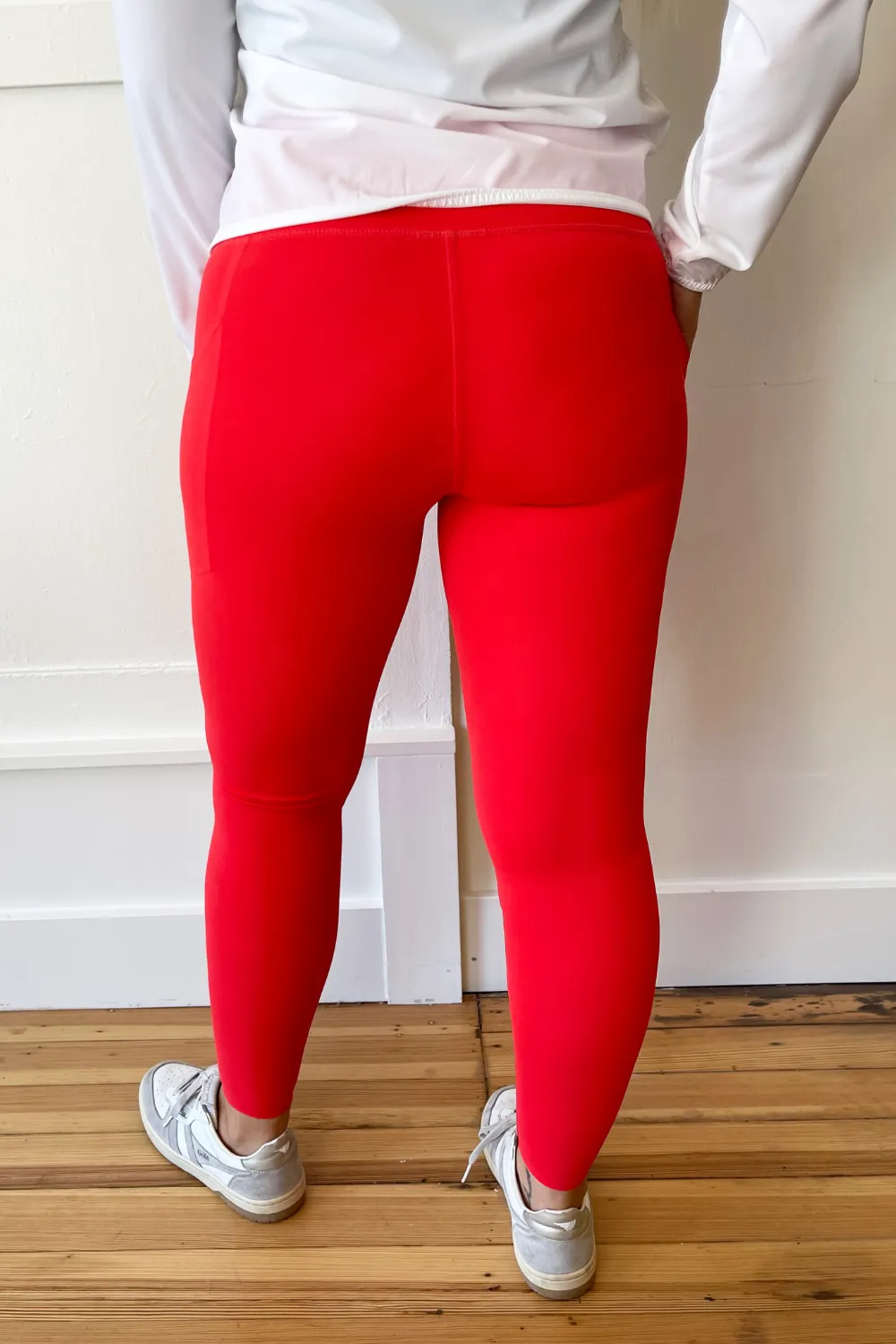 Laser Cut Foldover Highwaist Leggings