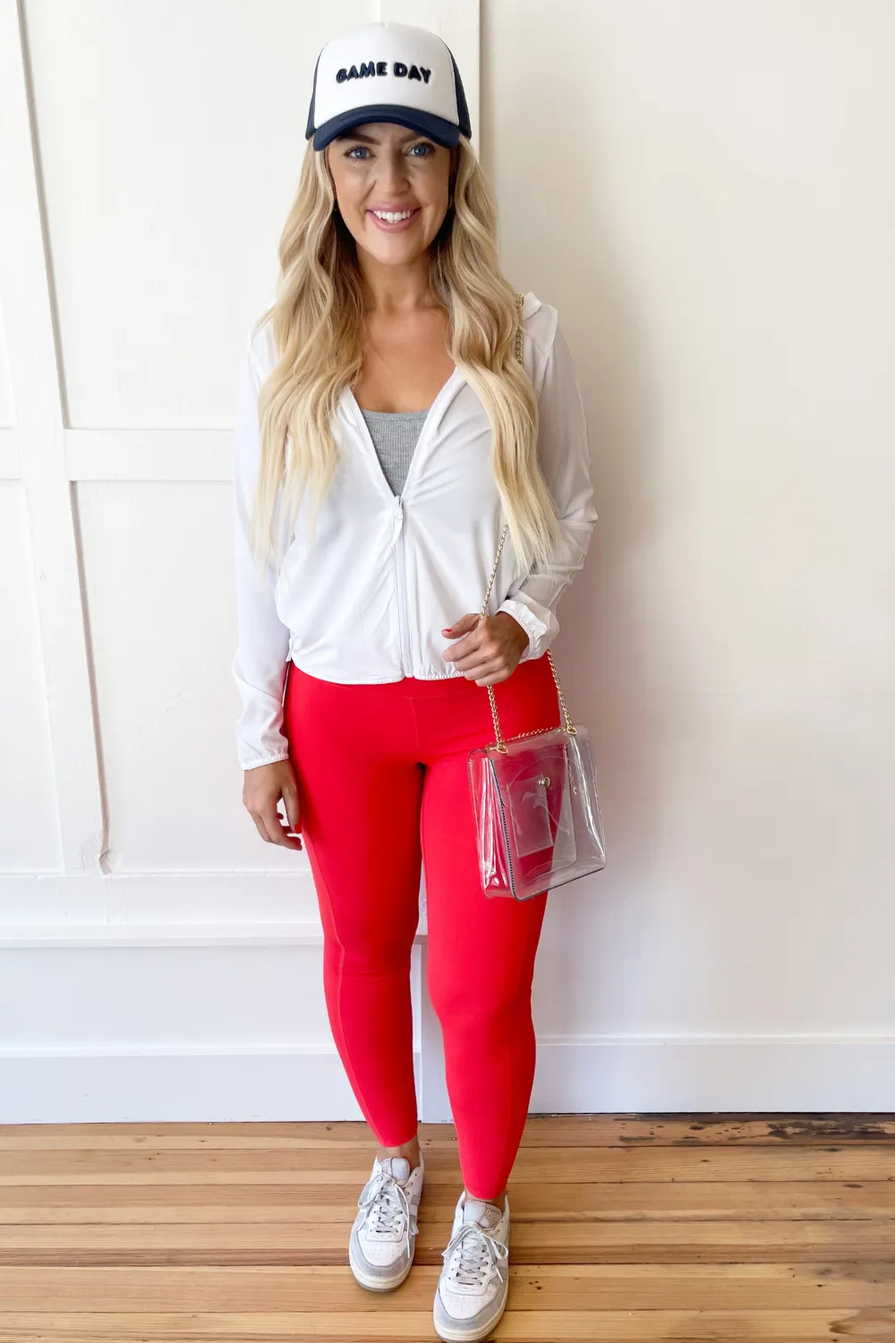 Laser Cut Foldover Highwaist Leggings