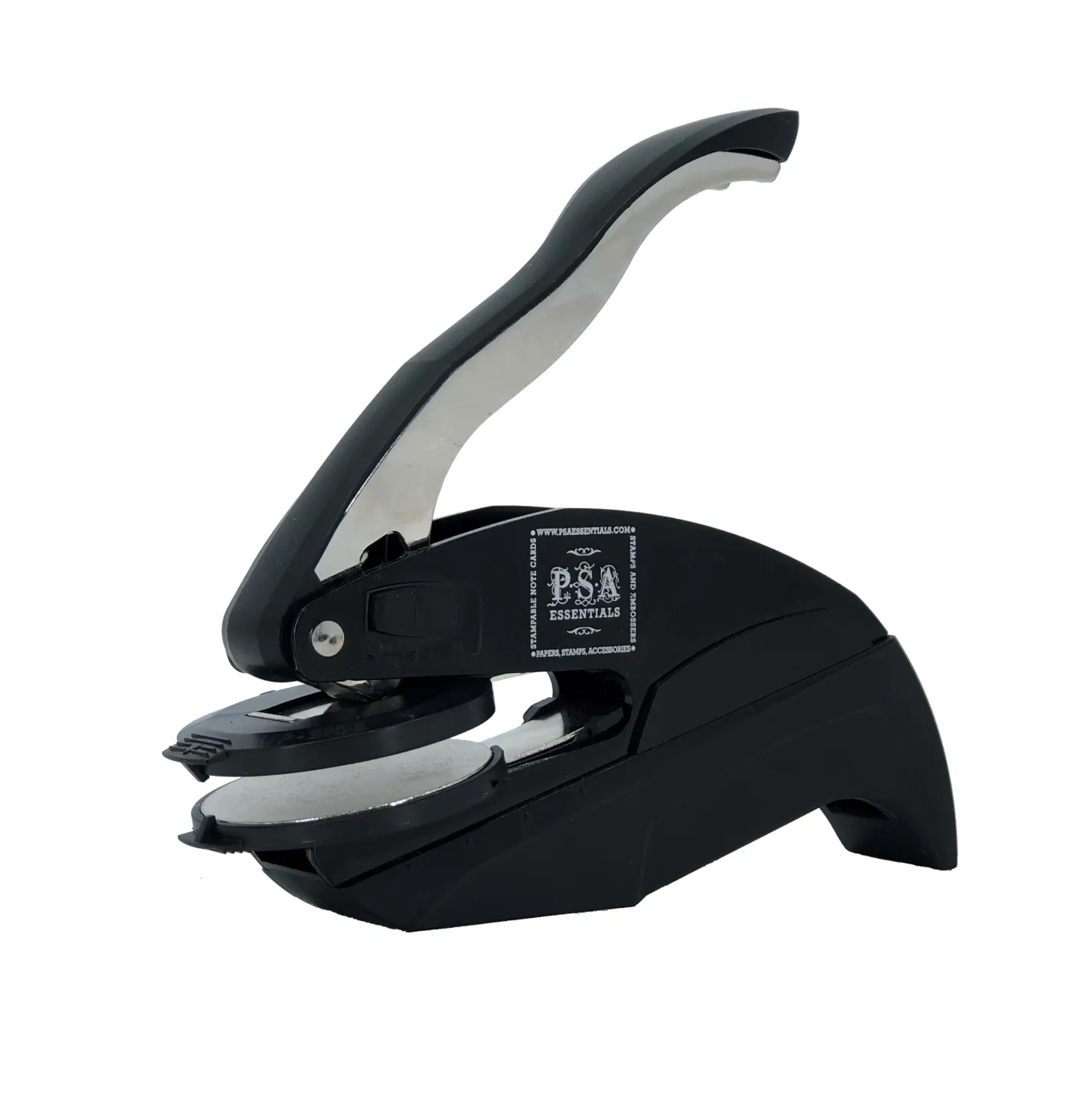Laurel Wreath Family Initial Round Self-Inking Stamper or Embosser