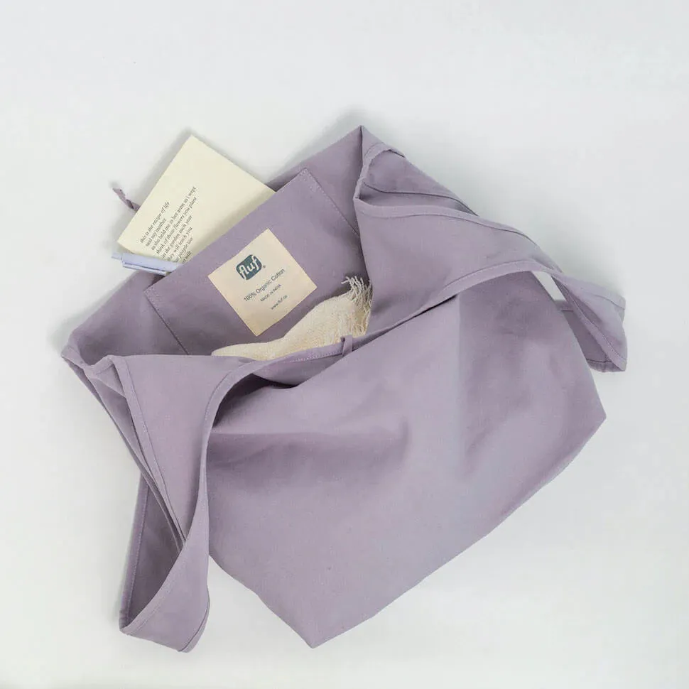 Lavender Slouchy Tote Bag