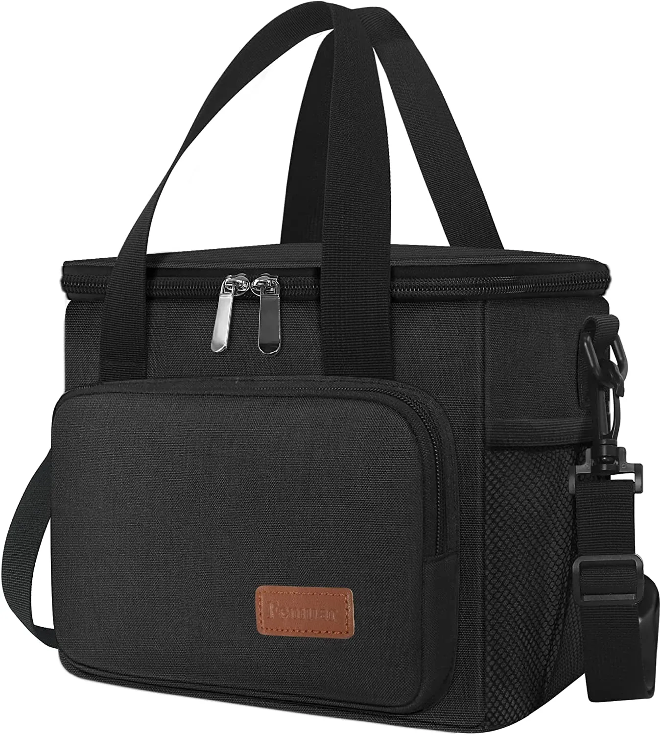 Leakproof Lunch Bag, Lunch Cooler Bag with Adjustable Shoulder Strap for Work Office Picnic and Beach