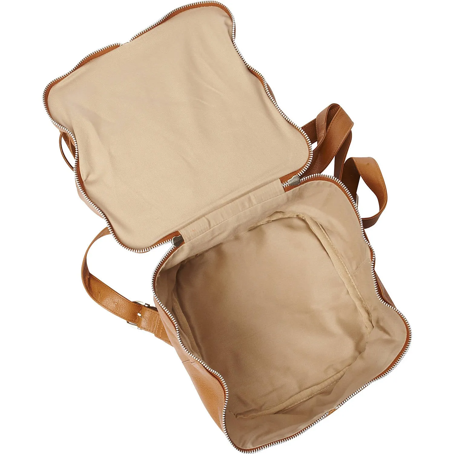 LEATHER DRAWSTRING BACKPACK