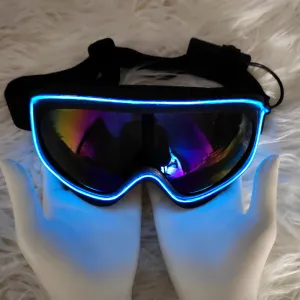LED Sporty Glasses - Blue
