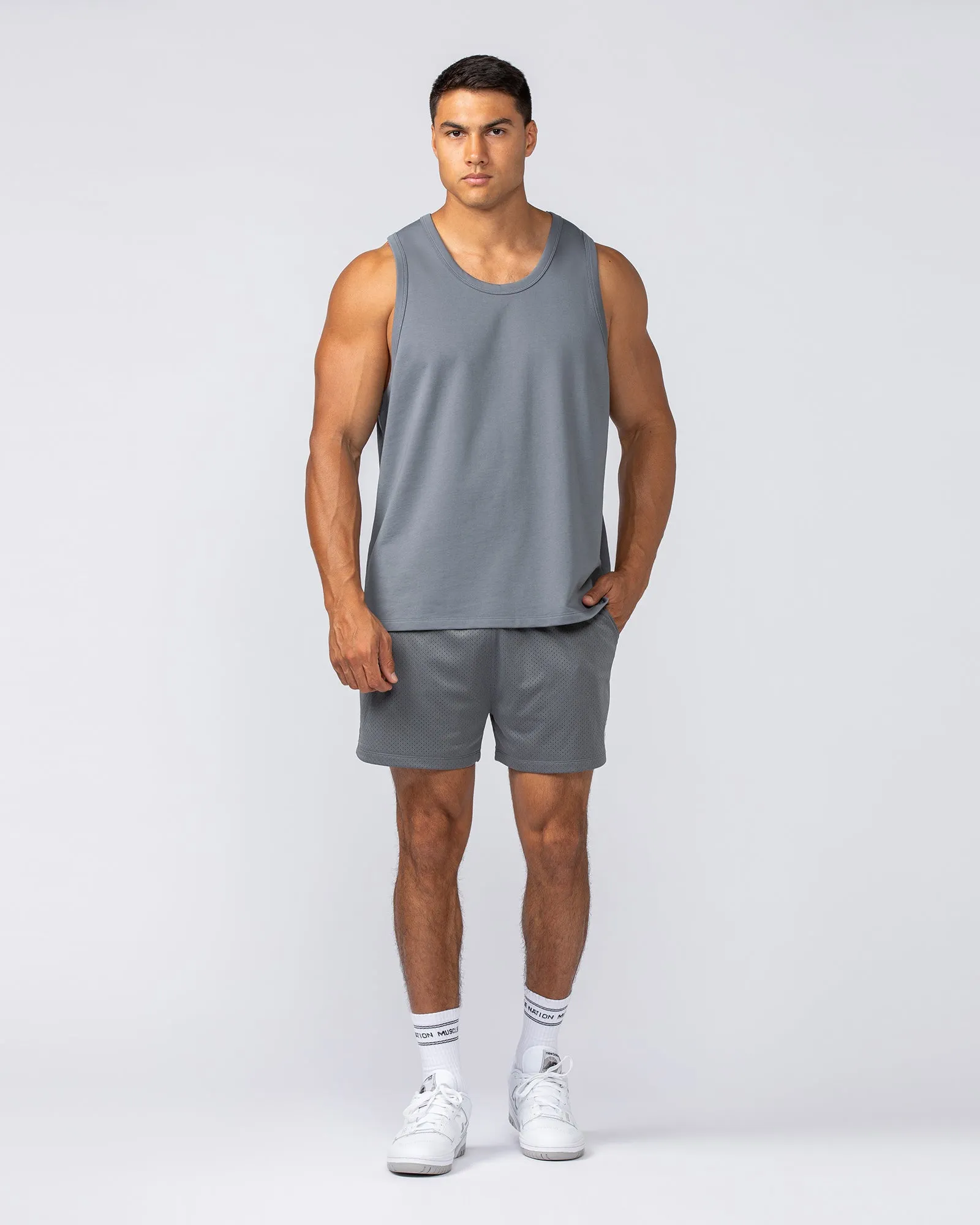 Lee Lem Loopback Tank -  Platinum Grey