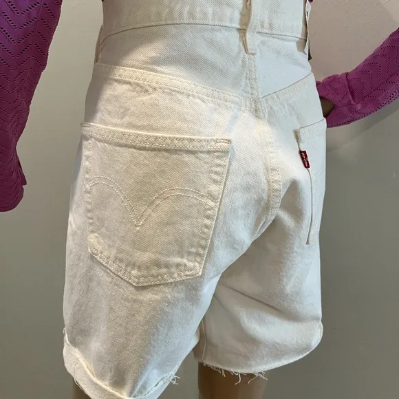 Levi's 501 &quot;Love Trip Crazy Legs&quot; 90s Shorts   Size 32  NWT