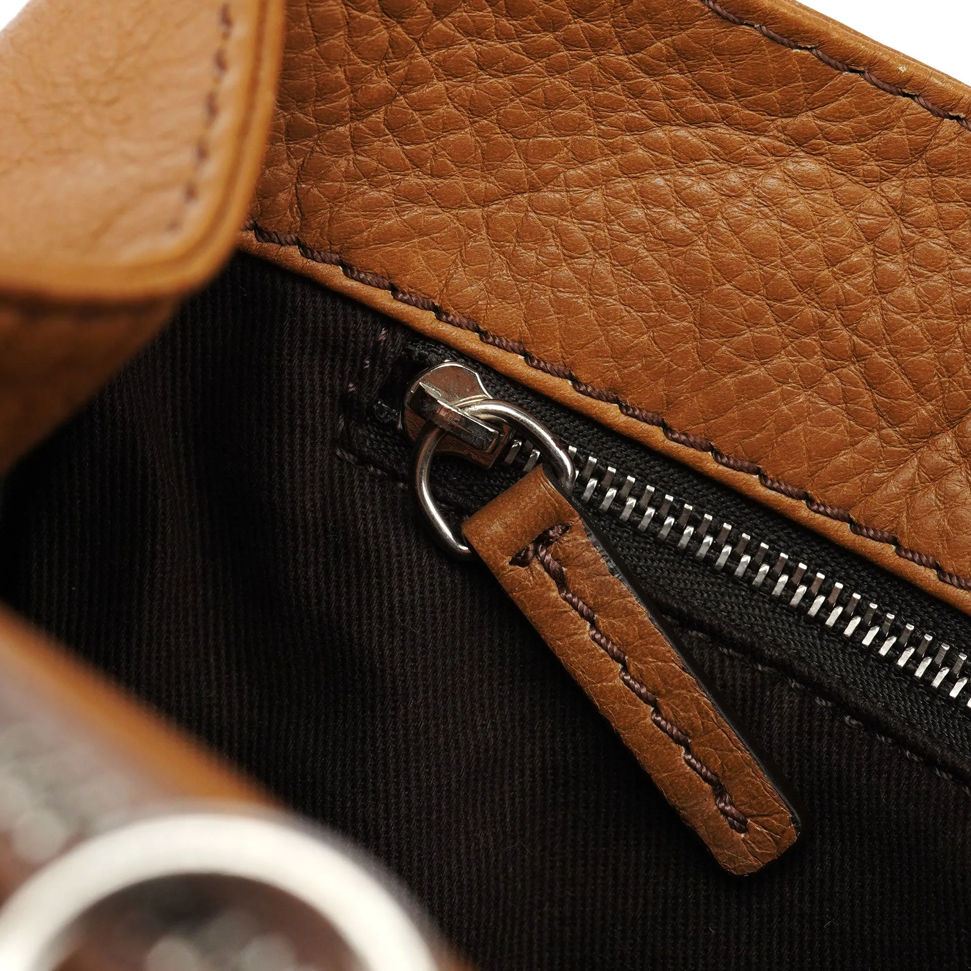 Light Brown Leather Paddington Tote Bag