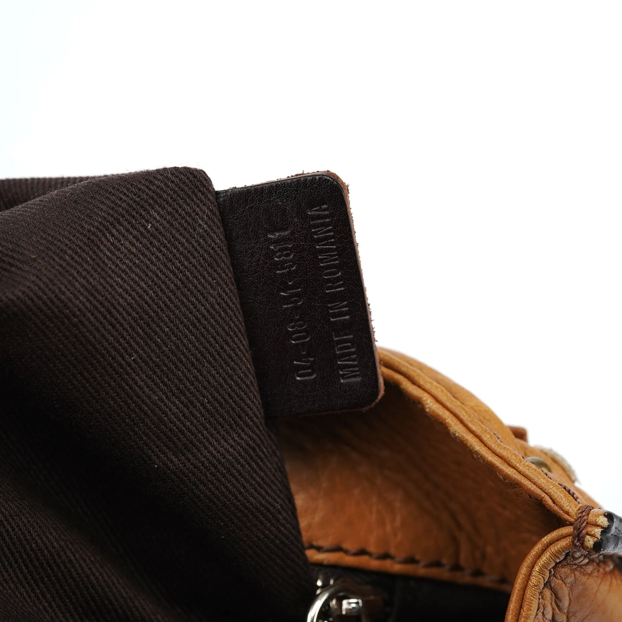 Light Brown Leather Paddington Tote Bag