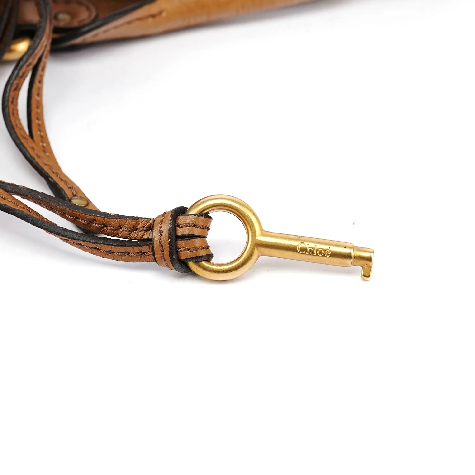 Light Brown Leather Paddington Tote Bag