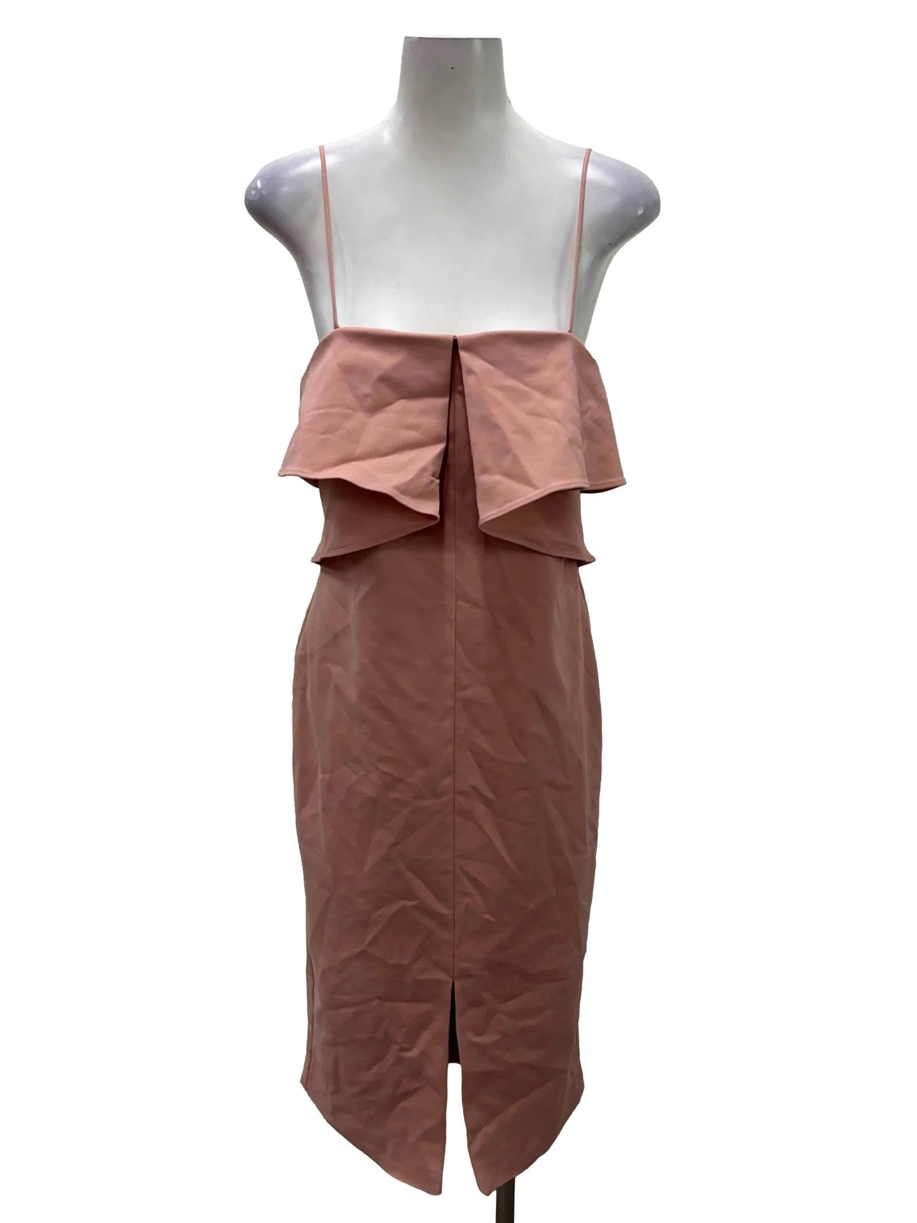Light Pink Foldover Cami Mini Dress