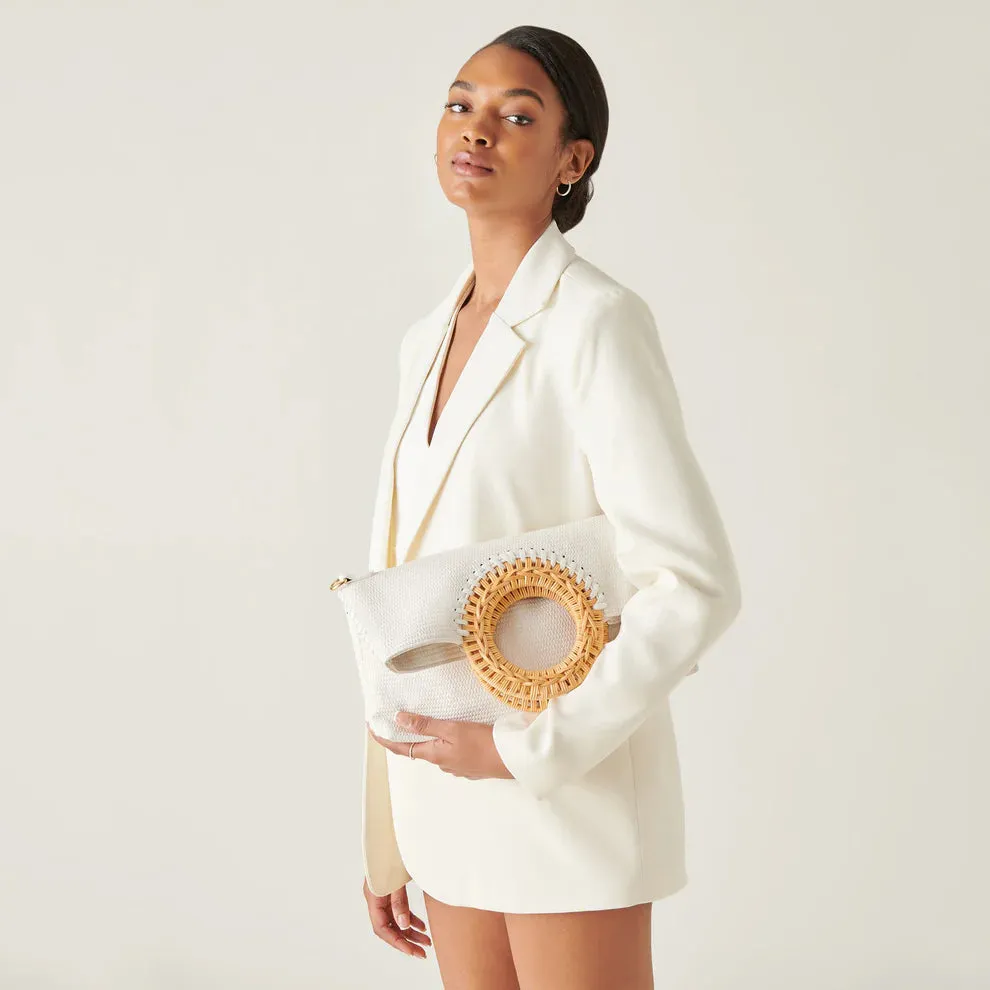 Lilah Clutch - White/Mult