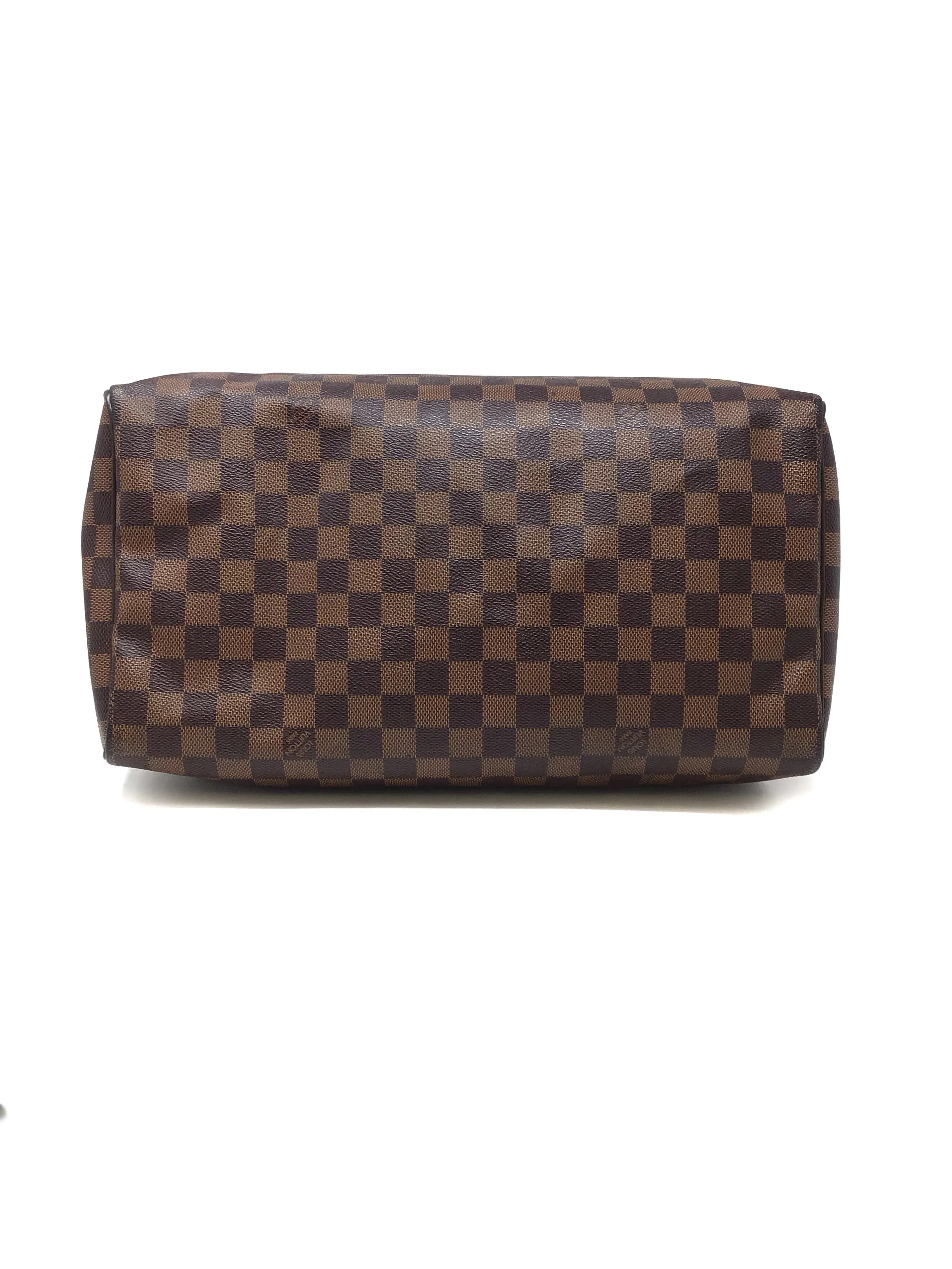 Louis Vuitton '11 'Speedy' 35 Damier Ebene Bag (No Keys)