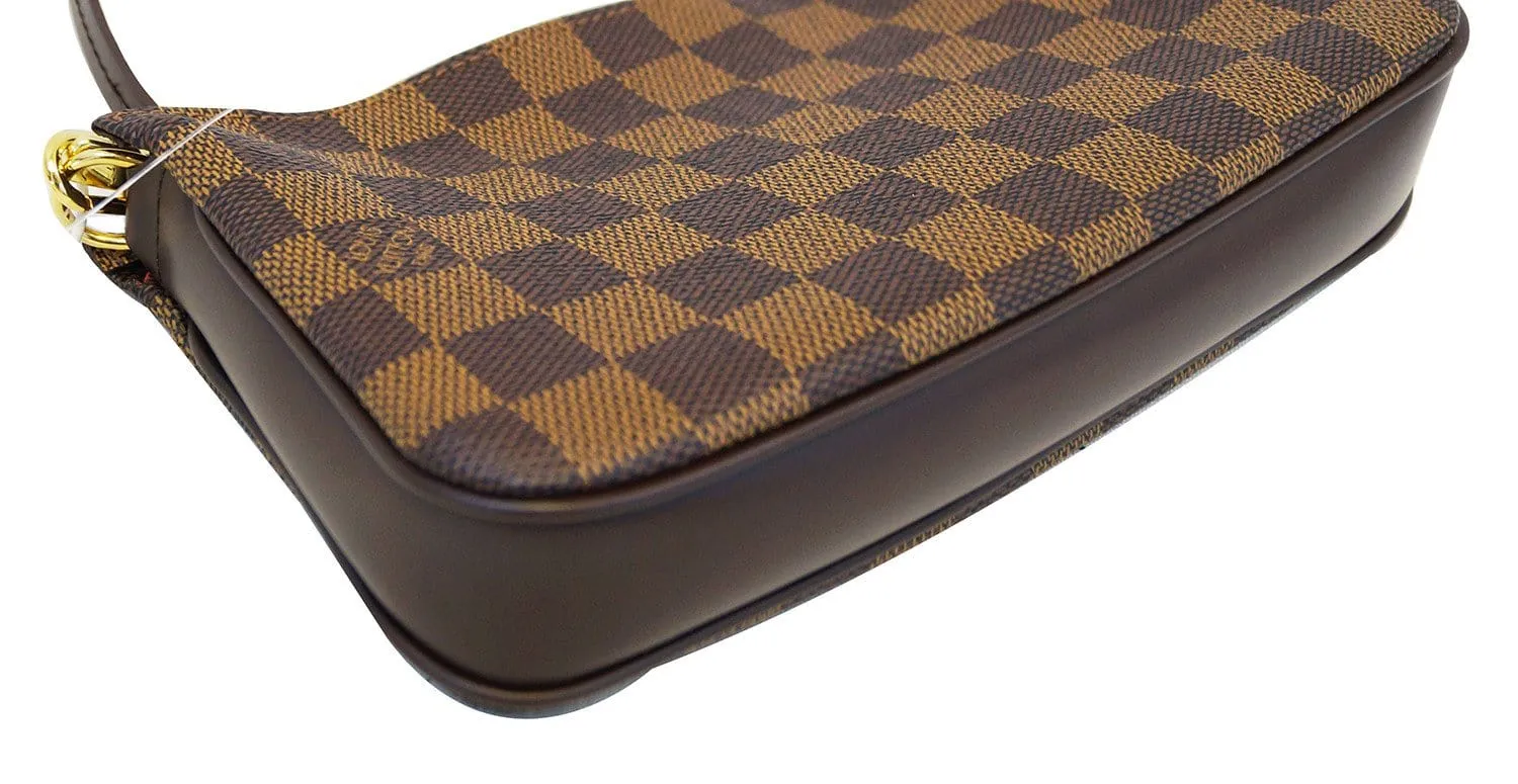 LOUIS VUITTON Damier Ebene Navona Pouch Handbag