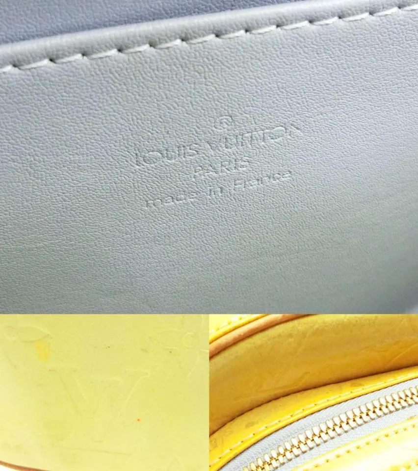Louis Vuitton Green-Yellow Monogram Vernis Murray Mini Backpack 235740