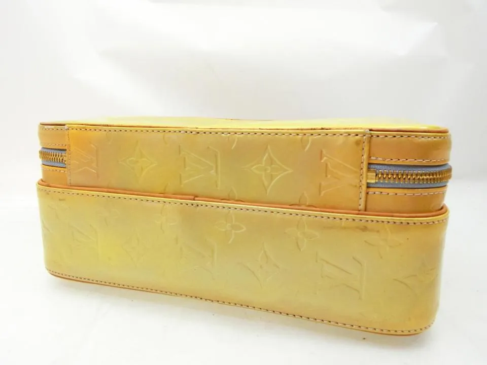 Louis Vuitton Green-Yellow Monogram Vernis Murray Mini Backpack 235740