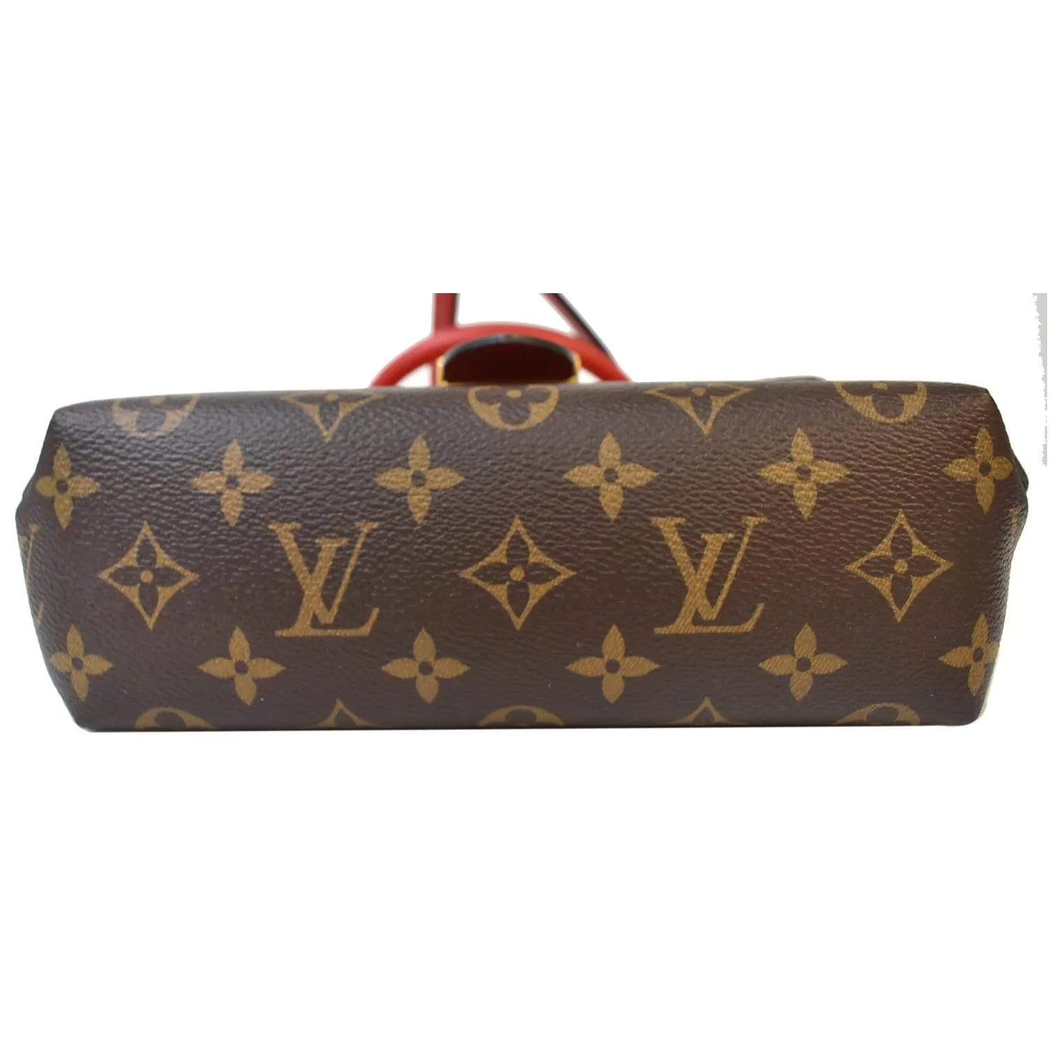 LOUIS VUITTON Locky BB Monogram Canvas Crossbody Bag Red