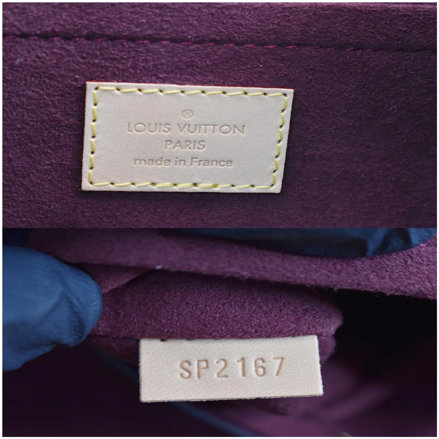 LOUIS VUITTON Montsouris NM Monogram Canvas Backpack Bag Brown
