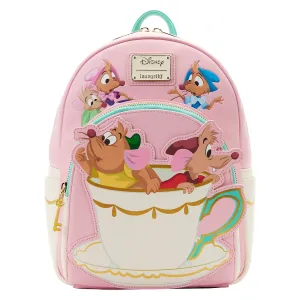 Loungefly Disney Cinderella Gus Gus and Jack Teacup Mini Backpack