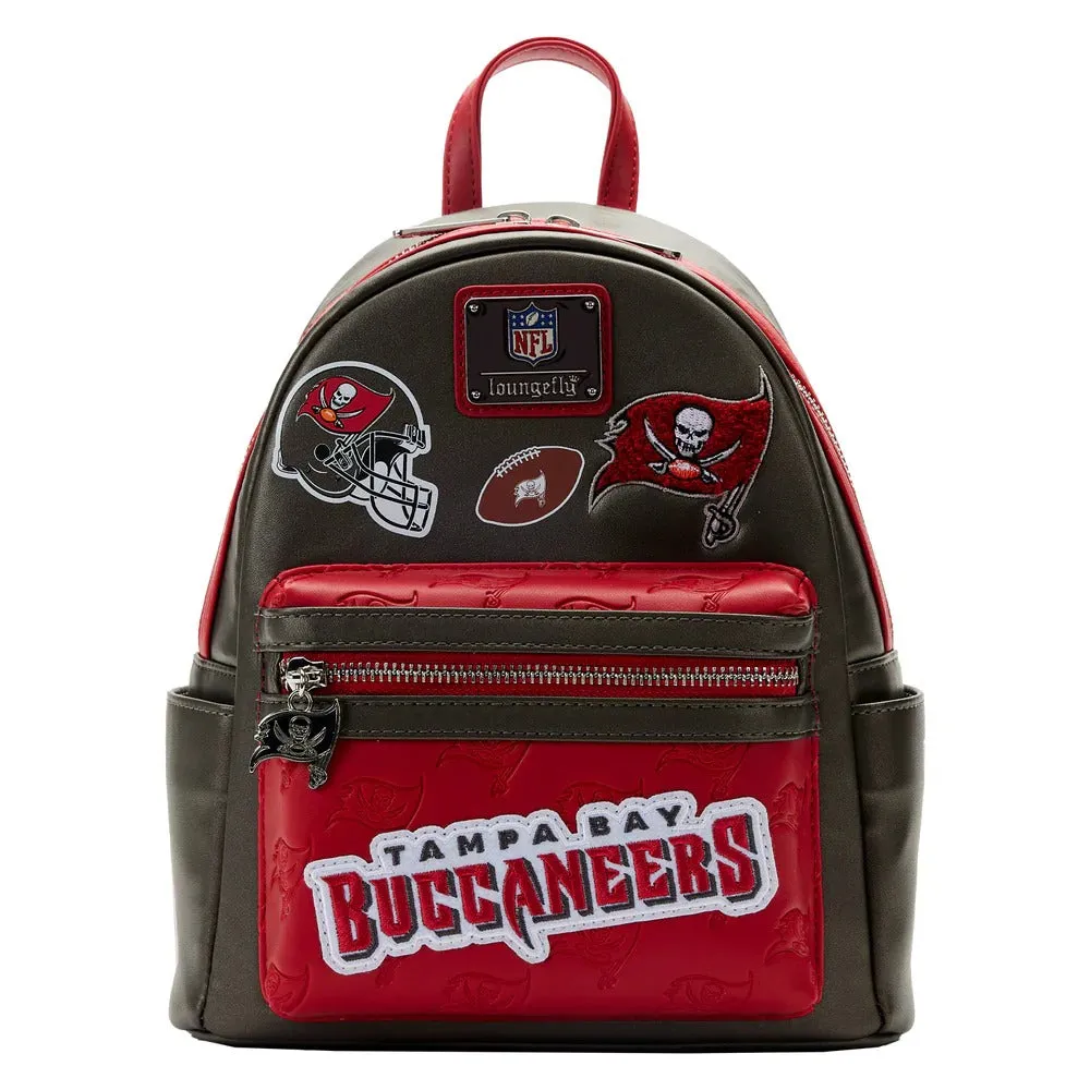 Loungefly NFL Tampa Bay Buccaneers Patches Mini Backpack