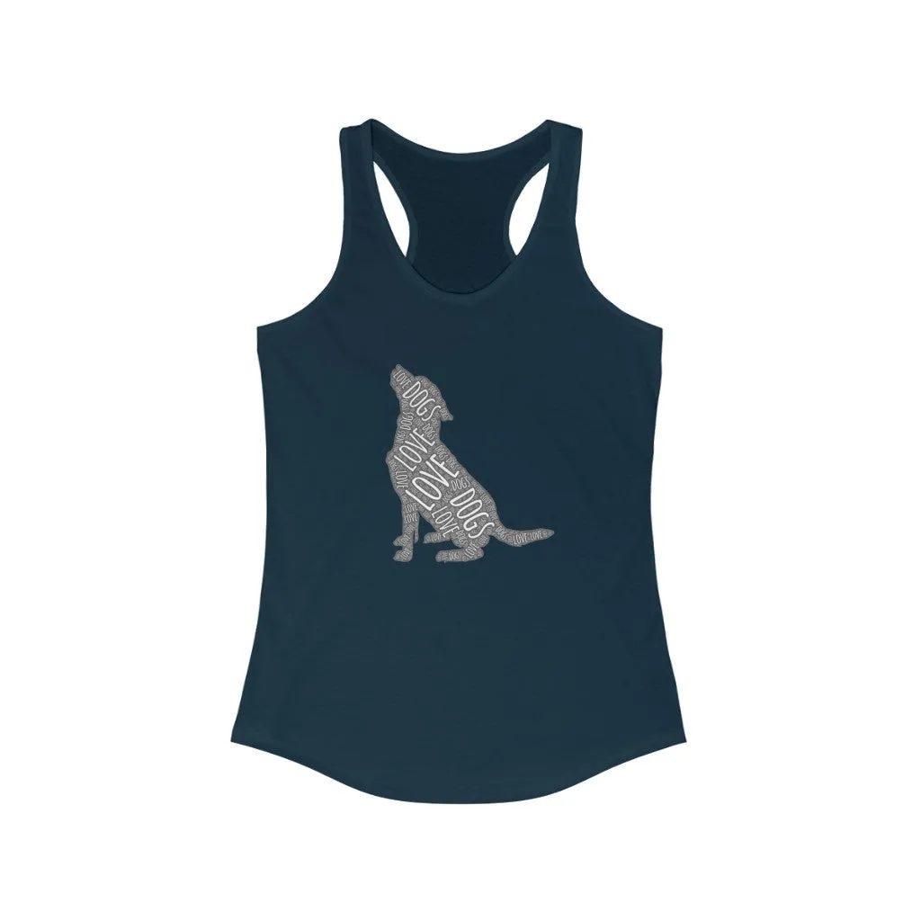 Love and Dogs Lab - Racerback Tank