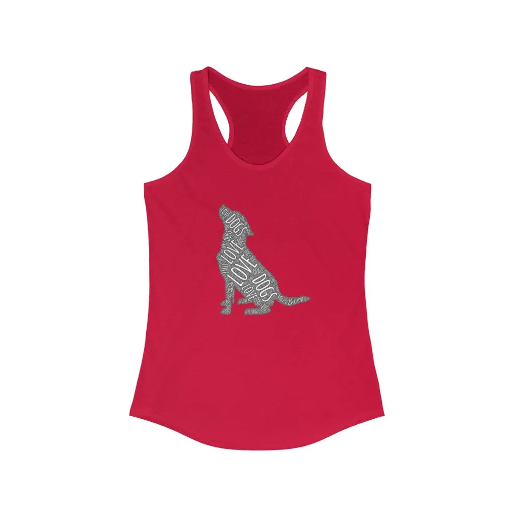 Love and Dogs Lab - Racerback Tank