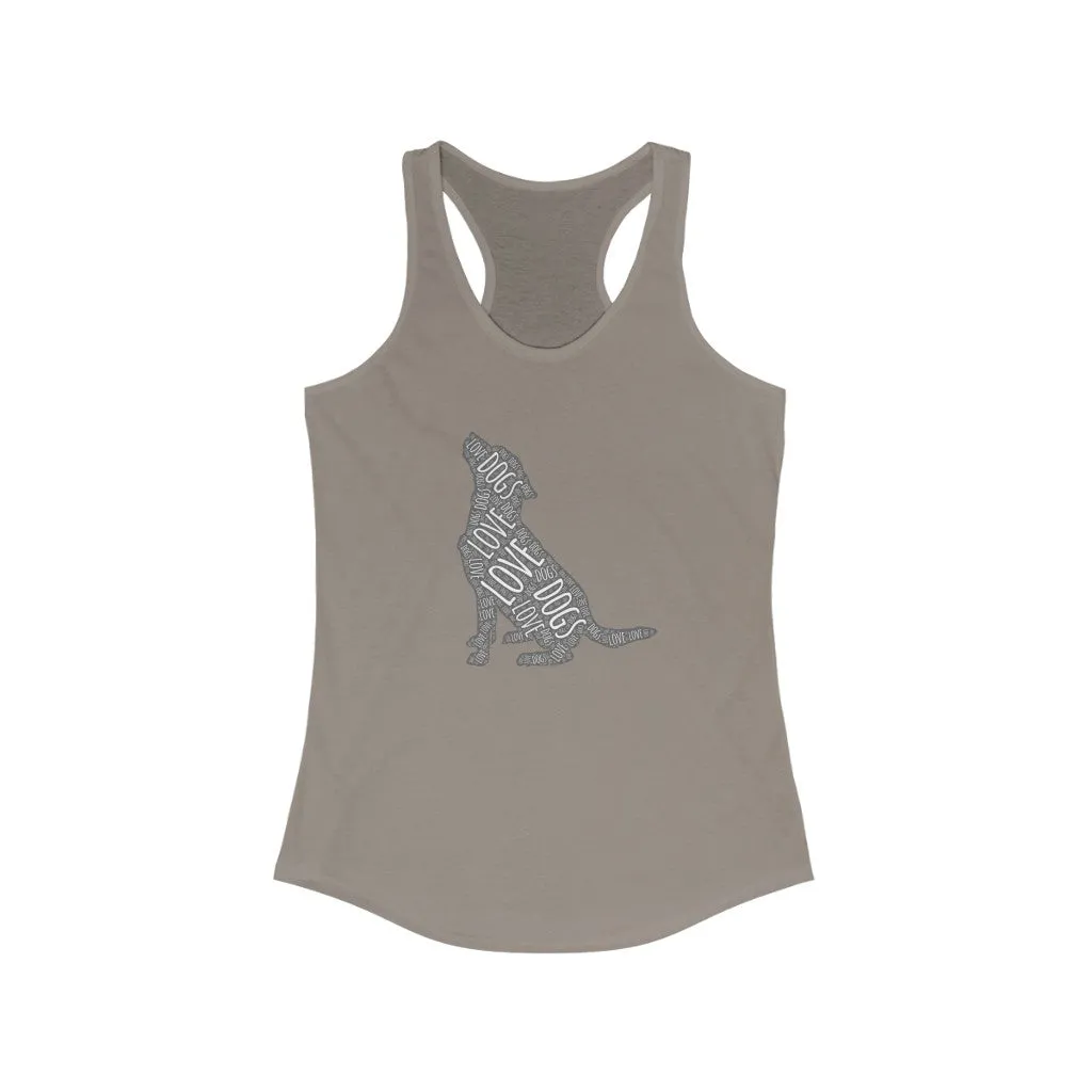 Love and Dogs Lab - Racerback Tank