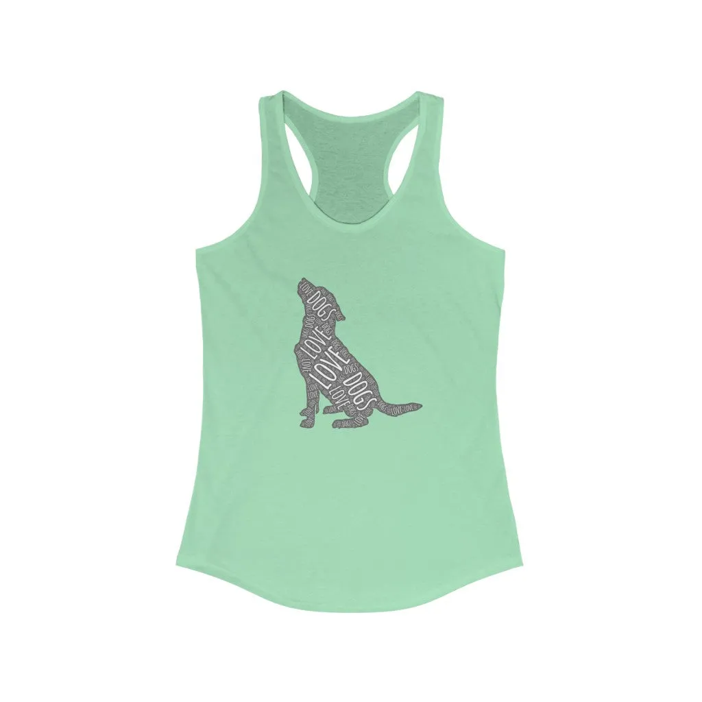 Love and Dogs Lab - Racerback Tank