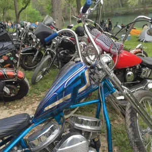 LOWBROW CUSTOMS NARROW SPORTY FRISCO GAS TANK