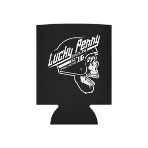 Lucky Penny Cycles Classic Skull Can Cooler