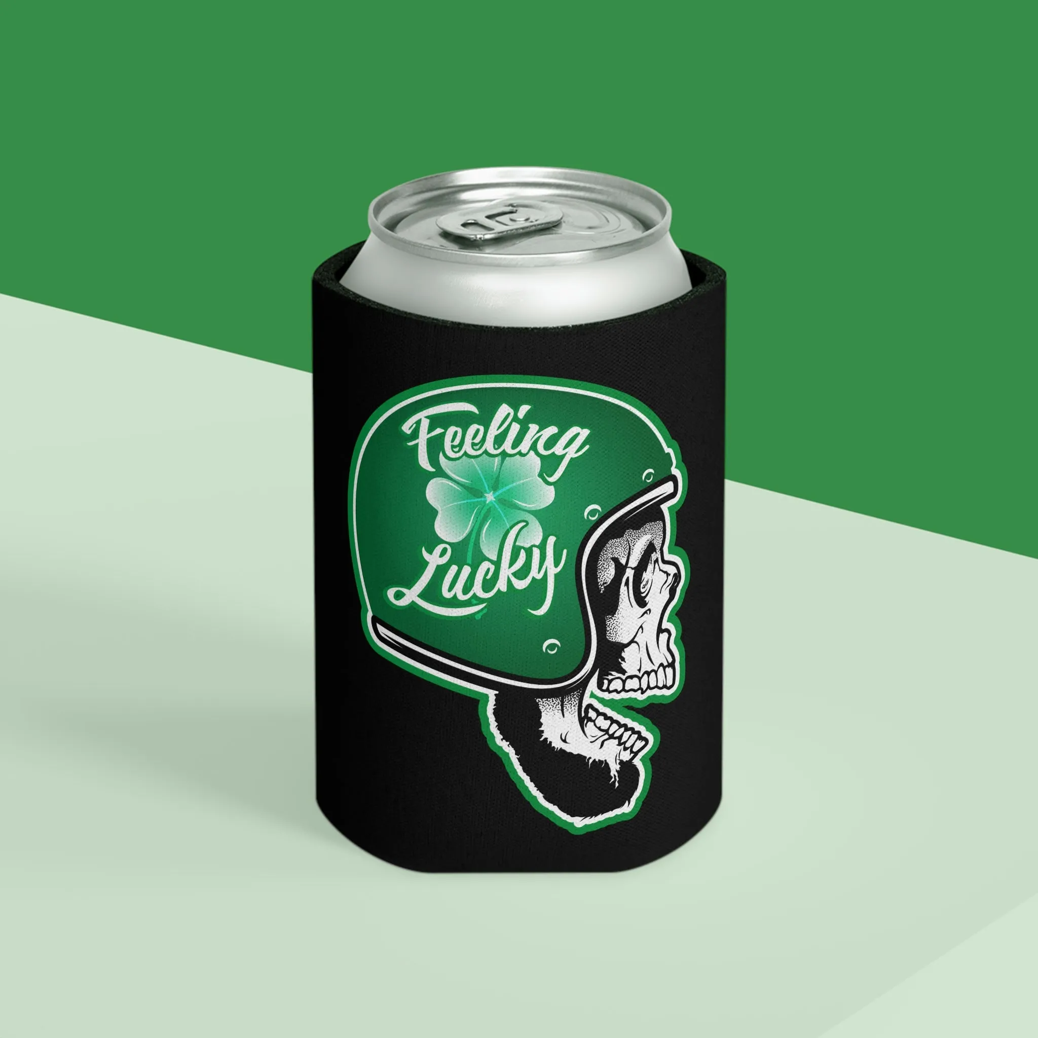 Lucky Penny Cycles St. Patrick's Day Can Cooler