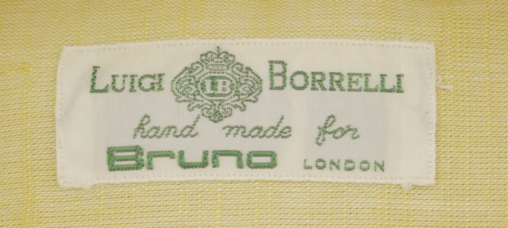Luigi Borrelli Yellow Shirt - Slim