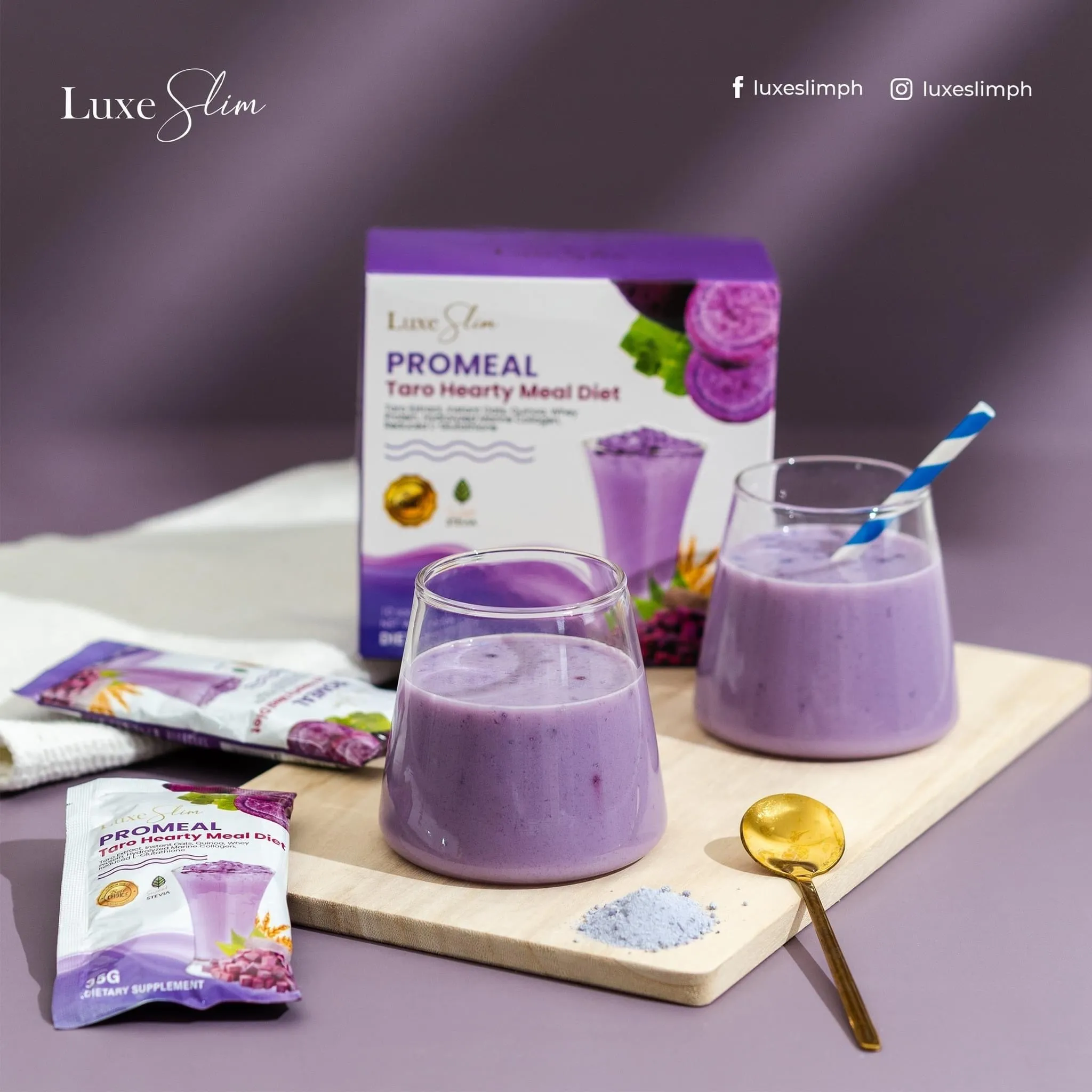 Luxe Slim Promeal Taro Hearty Meal Diet 10s