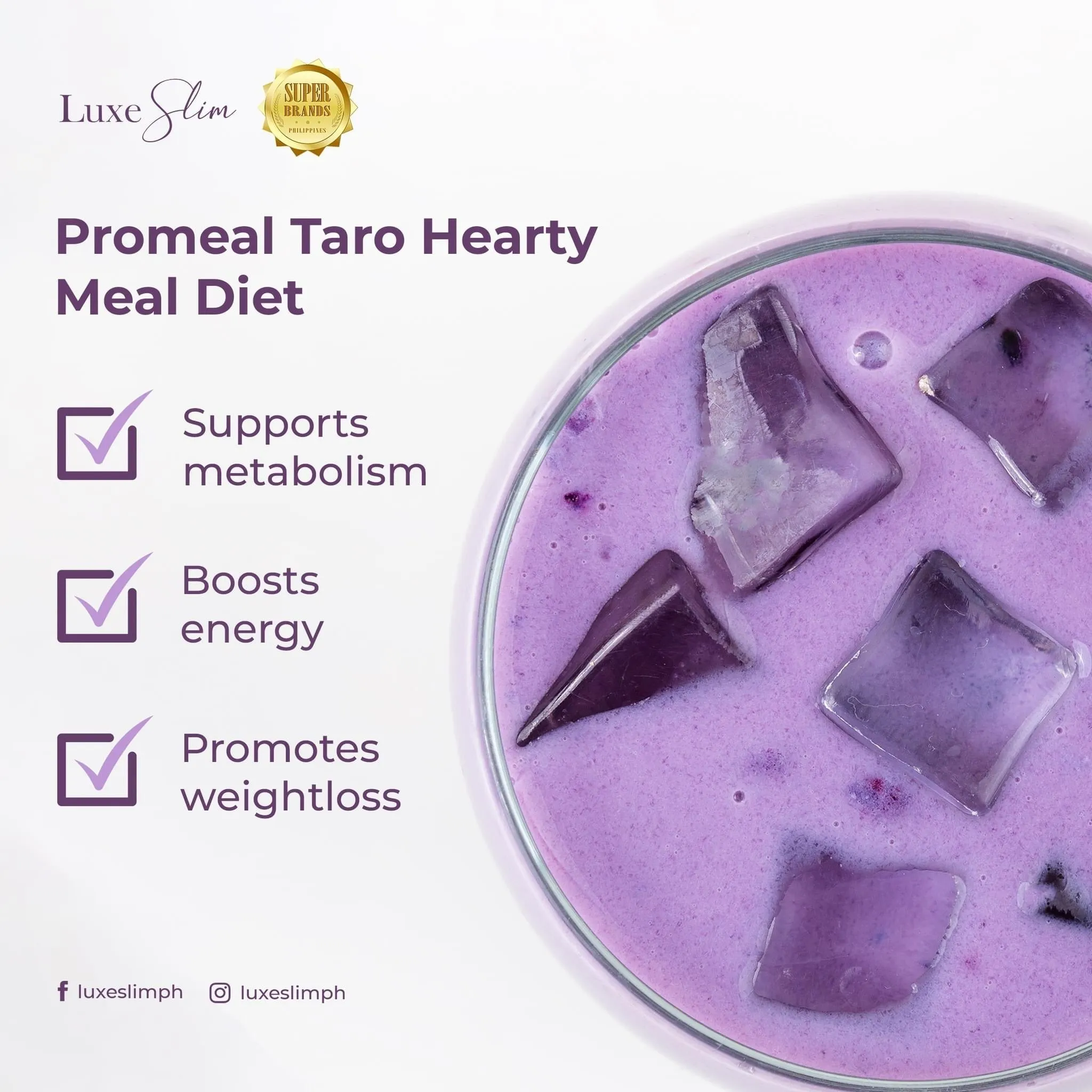 Luxe Slim Promeal Taro Hearty Meal Diet 10s