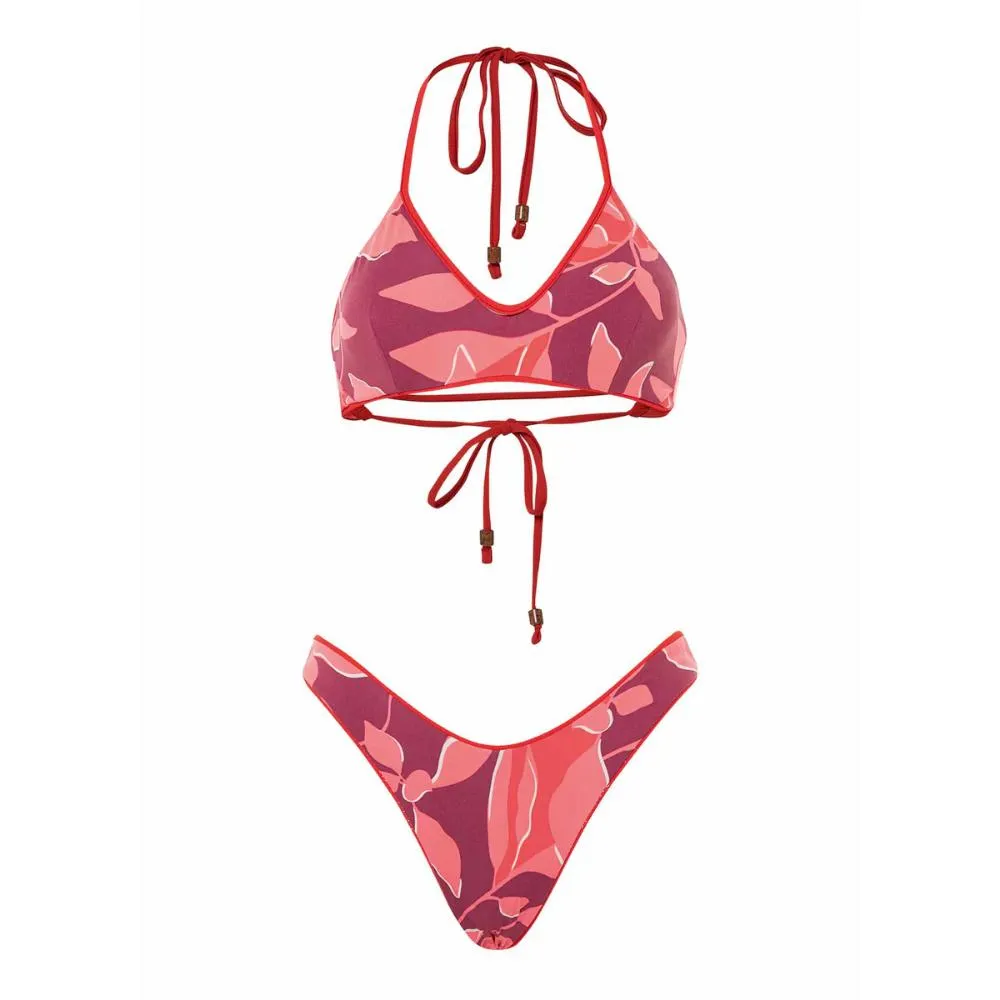 MAAJI SCARLET RED RIVER SPORTY BRALETTE TOP