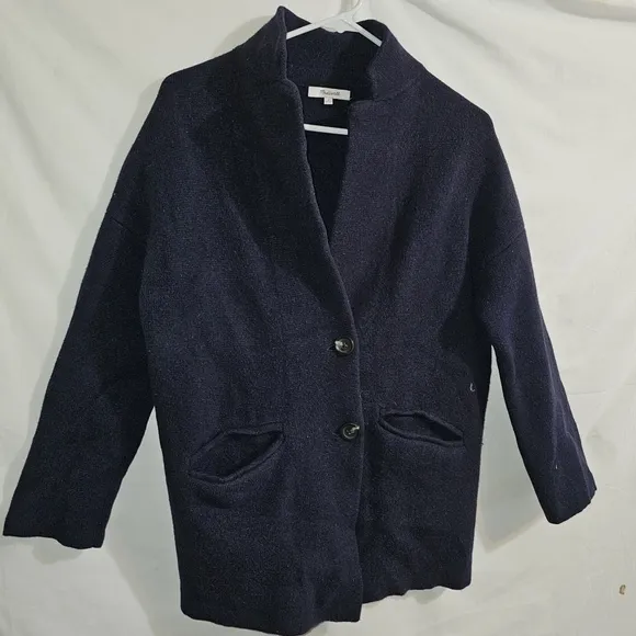 Madewell Blazer Sweater-Jacket Navy